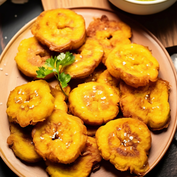 Air-Fried Banana Fritters with SOLARA