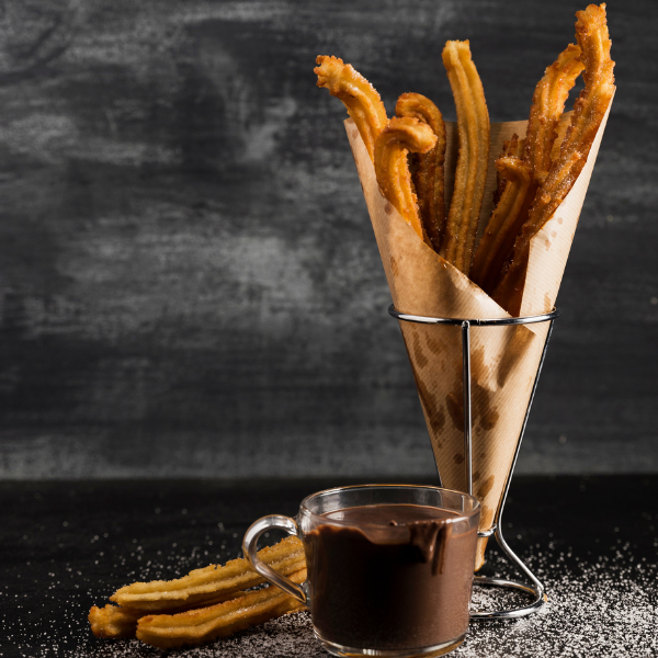 Chocolate Churros Made with SOLARA AirFryer Oven